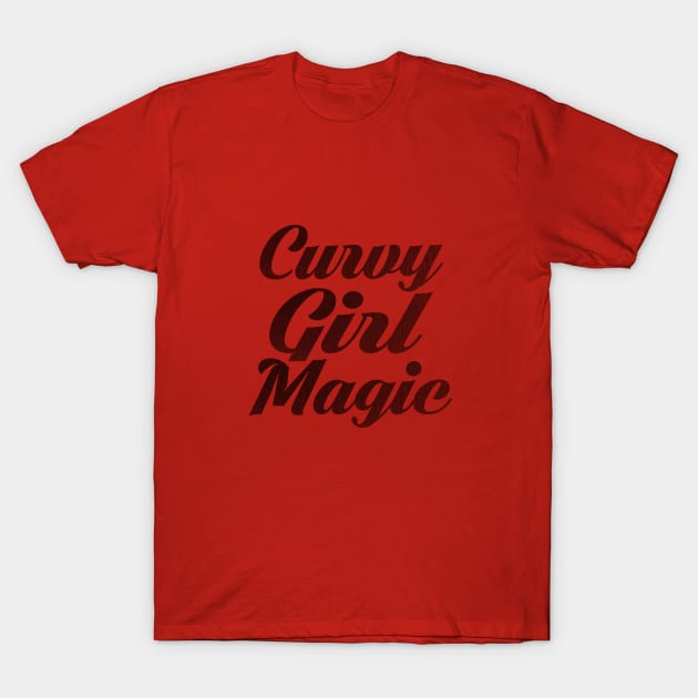 Curvy Girl Magic T-Shirt by CurvyGirlsSwirl2018